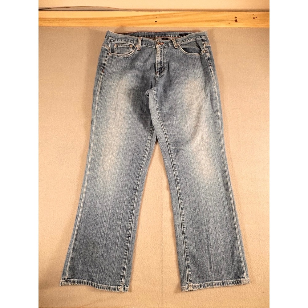 Calvin Klein Jeans Mens 35x32 Straight Leg‎ Medium Wash Blue Denim Pants
